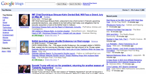 Startups can find more blogs on Google Blog Search